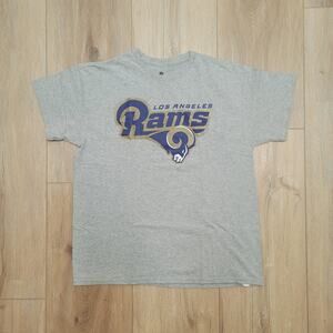 LA Rams NFL T Shirt Mens S Gray Mens Small (Tag Youth XL) Football Team